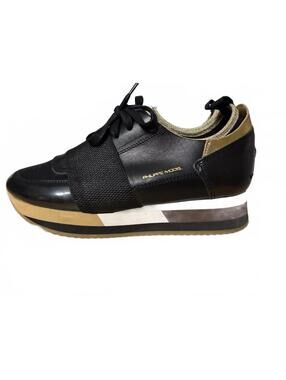 Philippe Model Paris Athletic Shoes Size 8.5 Black Trainers Sneaker Gorpcore